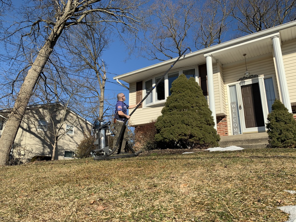 Residential exterior cleaning result
